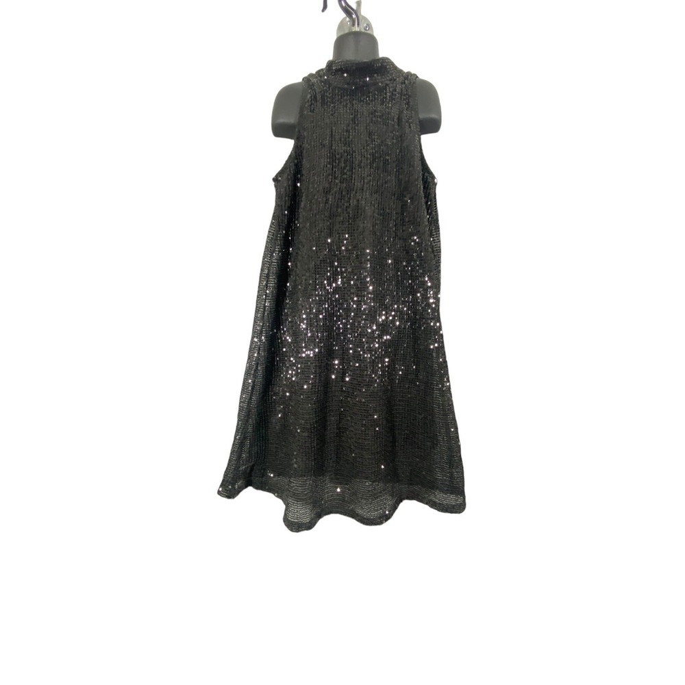 Miss Behave Girls Halted Neck Sequences Dress Size 8 GD45333BLK